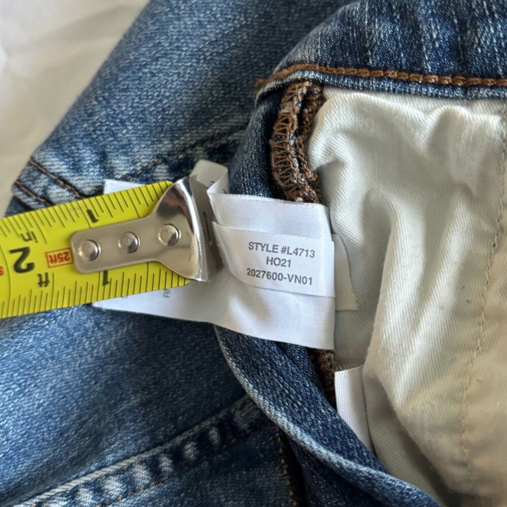 J Crew Curvy Vintage Slim Straight Jean in Medium Light Blue Warm Surf Size 27 - Picture 8 of 11